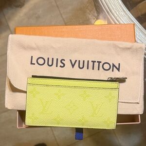 Louis Vuitton coin card holder lemonade